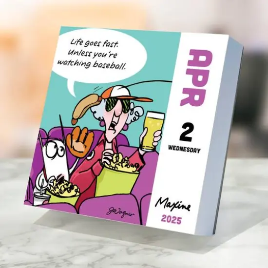 TF Publishing 2025 Maxine Daily Desktop Calendar {6}