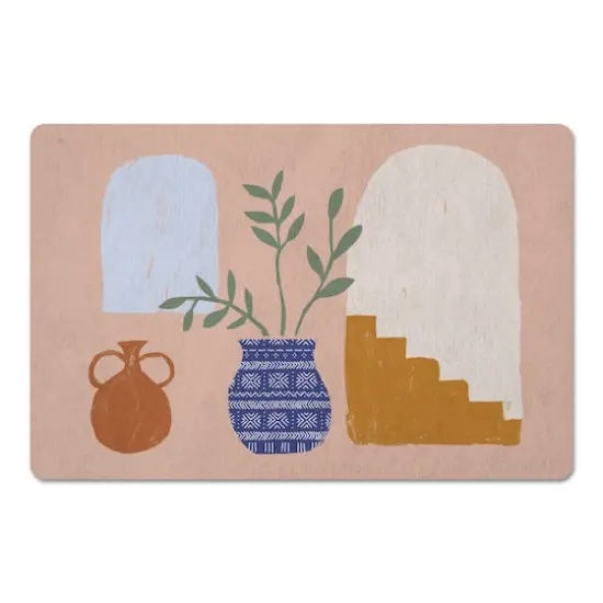 Simple Mod Still Life 27" x 18" Floor Mat {4}