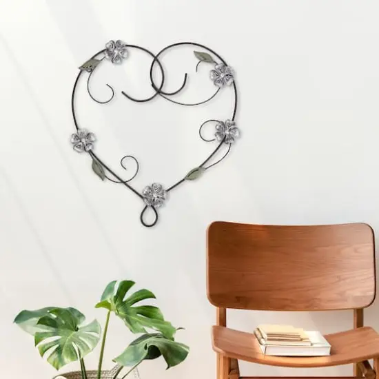 Habitat Decor 20" Aquilla Heart Metal Wall Art {3}