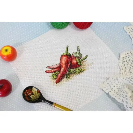 MP Studia Red Pepper Cross Stitch Kit {6}