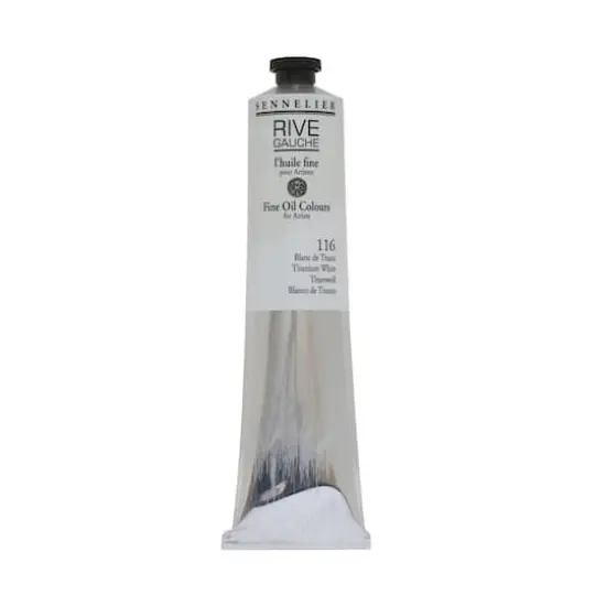 Sennelier Rive Gauche Oil Paint, 200mL 116 Titanium White {1}