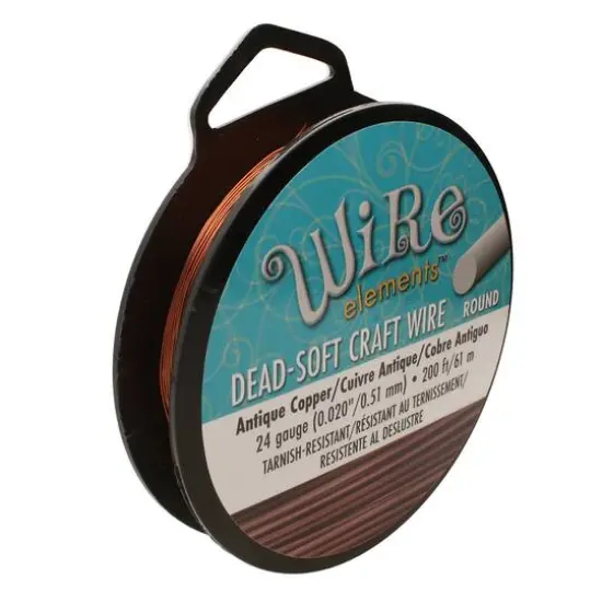 The Beadsmith&reg; Wire Elements&trade; 24 Gauge Tarnish Resistant Soft Temper Wire, 200ft. Silver {2}