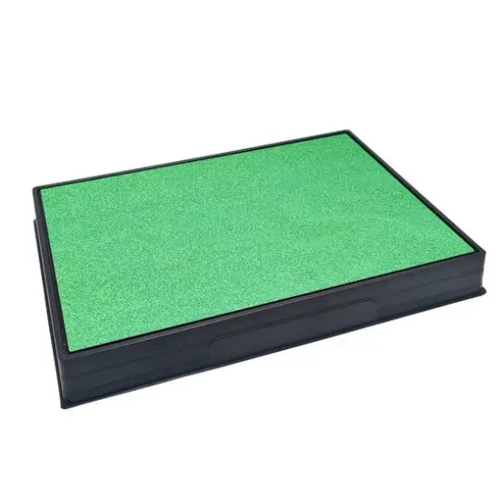 JTT Scenery Products Medium Green HO Scale Grass Mat, 50" x 100" {3}