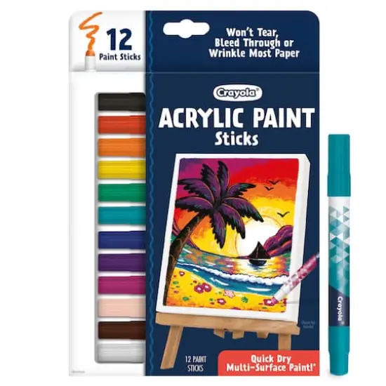 Crayola&reg; Acrylic Paint Doodle Sticks, 2 Packs of 12 {3}