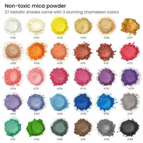 Arteza&reg; Premium Mica Powder Set {4}