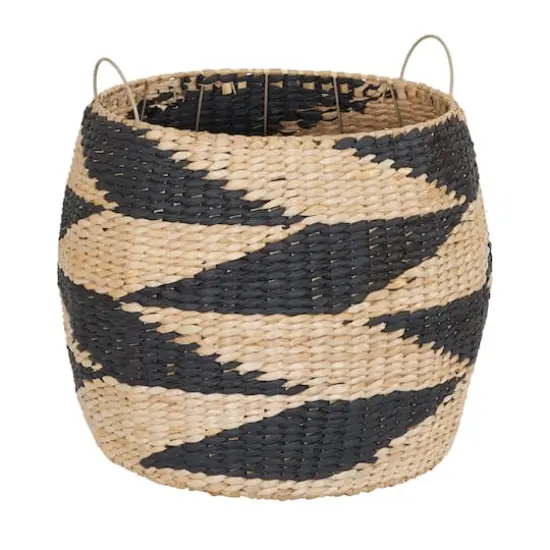 Household Essentials Large Woven Basket {1}