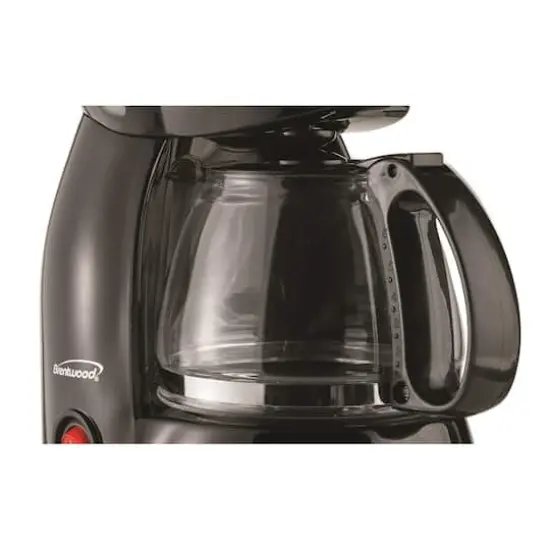 Brentwood 4-Cup Black Coffee Maker {6}