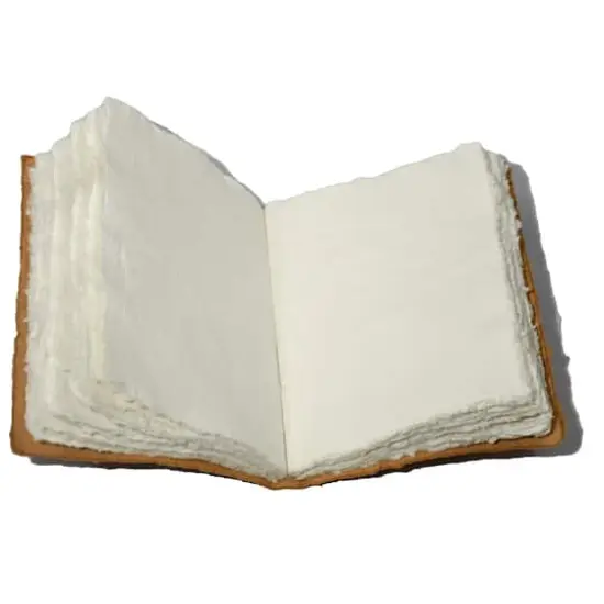 Lama Li Codex Soft Cover Handmade Journal, 5.9" x 8.3" Tea {4}