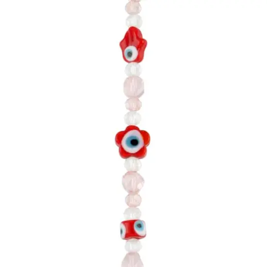 Red Evil Eye Lampwork Glass Bead Mix by Bead Landing&trade; {1}