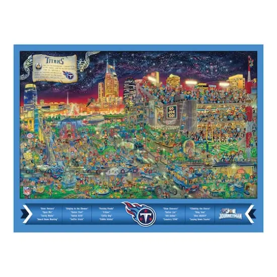 Joe Journeyman NFL 500 Piece Jigsaw Puzzle Tennessee Titans {6}