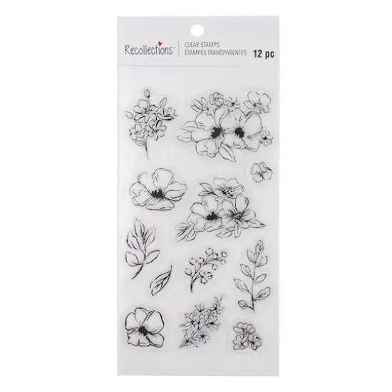 Poppy Flower Clear Stamp Set by Recollections&trade; {3}