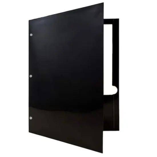 JAM Paper Business Glossy Laminated Two Pocket 3-Hole Punch Folders, 6ct. {5}