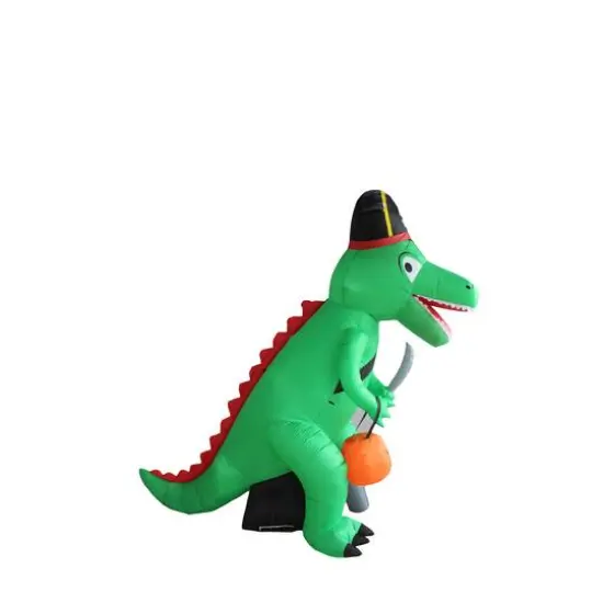 8ft. Inflatable Dino Pirate {4}