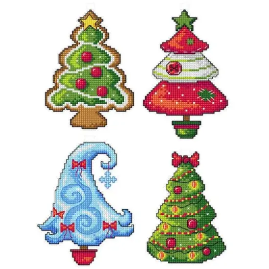 Crafting Spark Christmas Trees Counted Cross Stitch Kit {1}