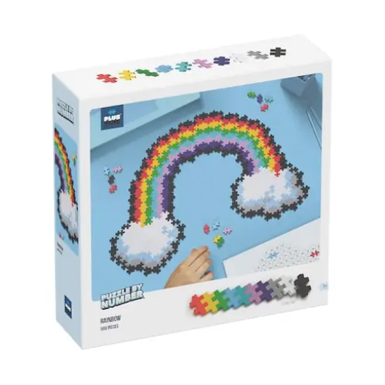 Puzzle By Number - Rainbow: 500 Pcs {1}