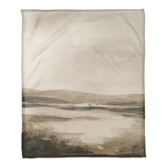 50" x 60" Vista Point Landscape Coral Fleece Blanket {1}