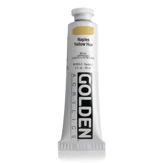 Golden&reg; 2oz. Heavy Body Acrylic Paint Naples Yellow Hue {1}