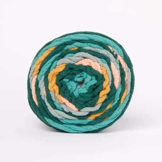 Bernat&reg; All in One&trade; Blanket Granny&trade; Yarn Seaside Shine {4}