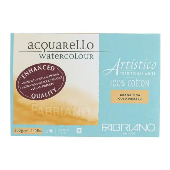 Fabriano&reg; Artistico Traditional White Cold Press Watercolor Block {1}