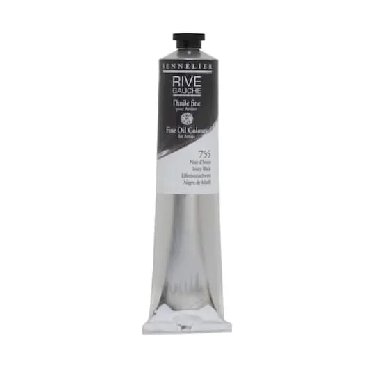 Sennelier Rive Gauche Oil Paint, 200mL 755 Ivory Black {1}