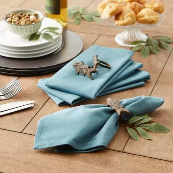 DII&reg; Oversized Napkin, 6ct. Smoke Blue {6}