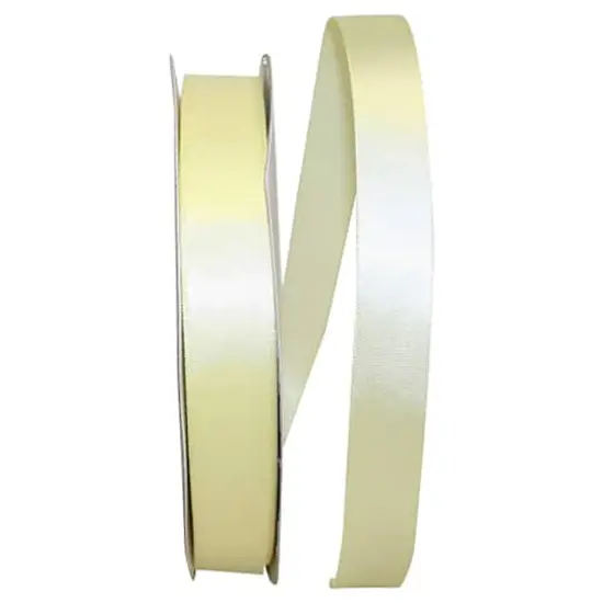 JAM Paper 7/8" x 100yd. Satin Single Face Ribbon Maize {1}