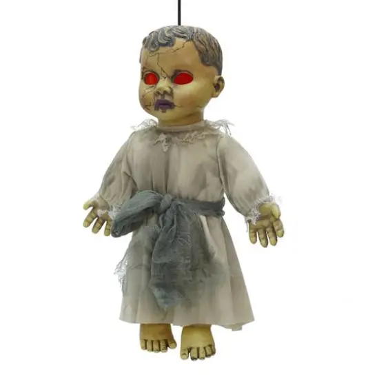 19" LED Sound Activated Haunted Doll D&eacute;cor by Ashland&reg; {4}