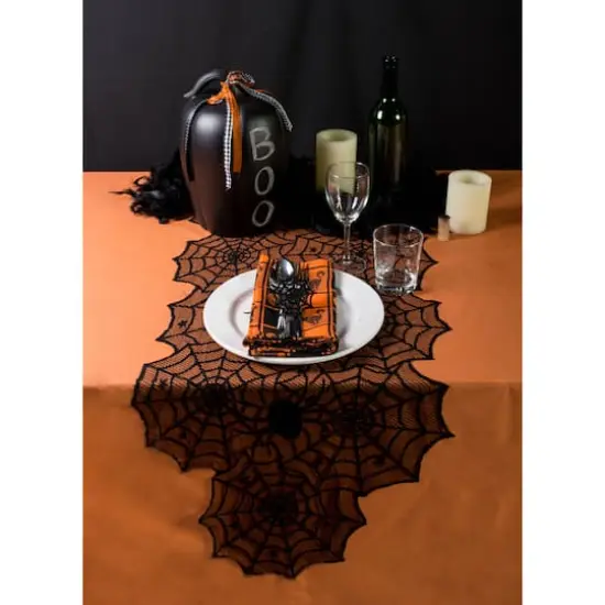 DII&reg; 72" Halloween Lace Table Runner {3}