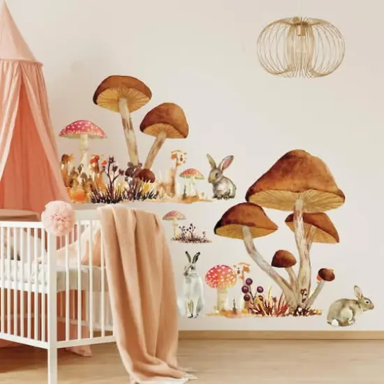 RoomMates Mushroom Giant Peel & Stick Wall Decals {4}