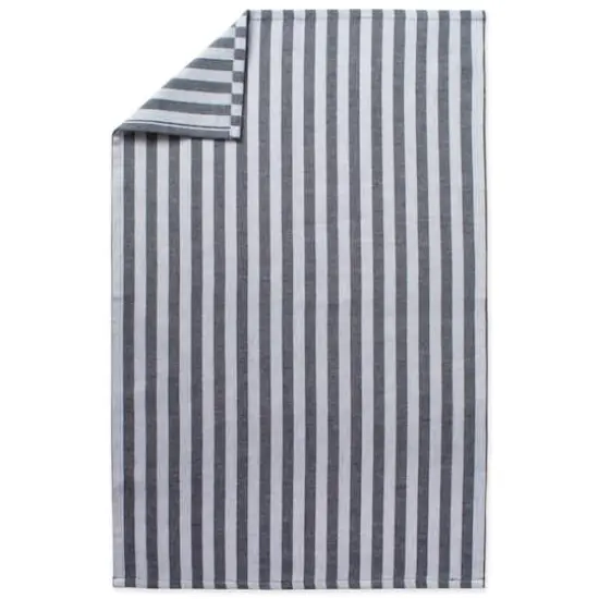 DII&reg; Black & White Stripe Dishtowel, 3ct. {6}