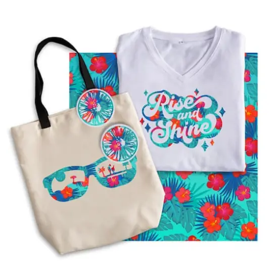 Cricut&reg; Infusible Ink&trade; Transfer Sheet Patterns, Tropical Floral {8}