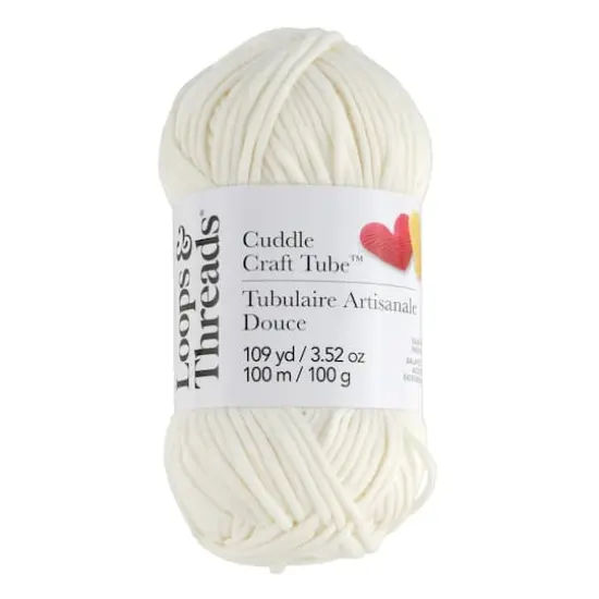 Cuddle Craft Tube&trade; Yarn by Loops & Threads&reg; Marshmallow Magic {1}