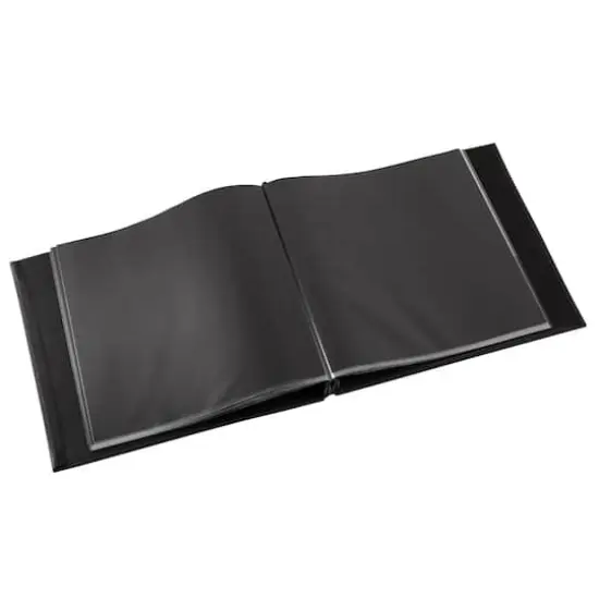 Black Faux Leather Scrapbook by Recollections&reg; {4}