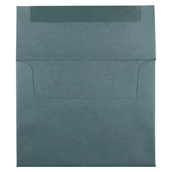 JAM Paper 4.375" x 5.75" Metallic Invitation Envelopes, 25ct. Malachite Deep Green Stardream {4}