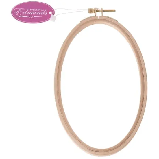 Frank A. Edmunds 5" x 8" Beechwood Embroidery Hoop {1}