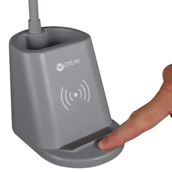 OttLite Organizer LED Lamp with Wireless Charging {6}