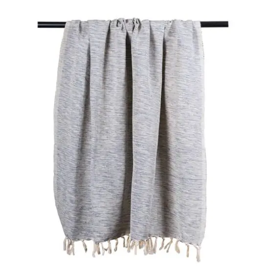 DII&reg; Nautical Blue Variegated Throw {3}