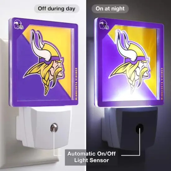 NFL Logo Series Nite Light Minnesota Vikings {6}