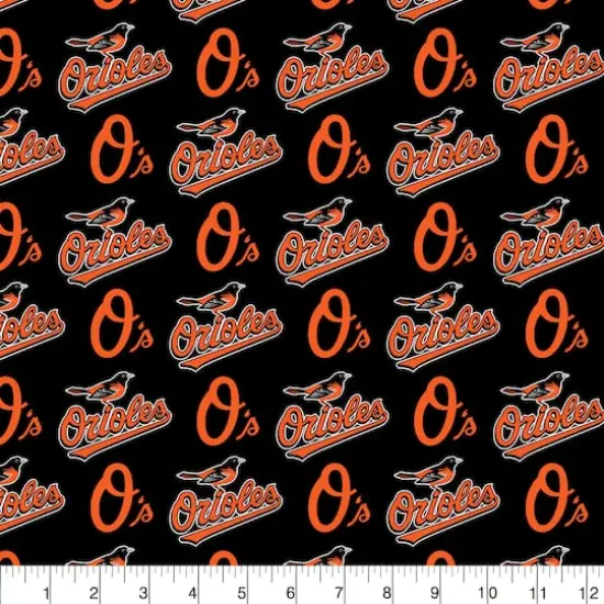 MLB Baltimore Orioles Cotton Fabric {3}