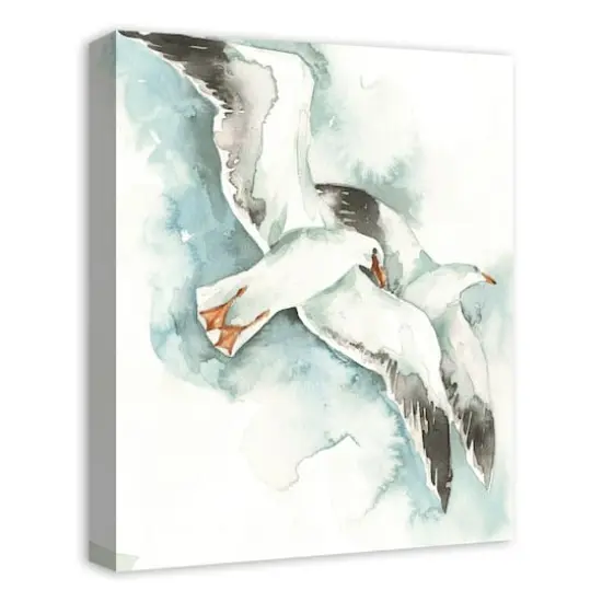 Coastal Seagulls 16" x 20" Canvas Wall Art {3}