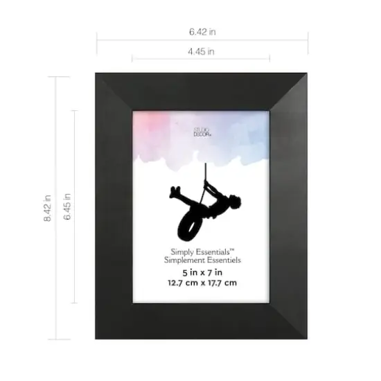 Simply Essentials&trade; Black Angled Molding Frame by Studio D&eacute;cor&reg; {5}