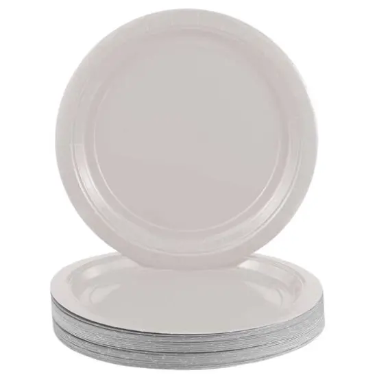 JAM Paper 9" Paper Party Plates, 50ct. White {4}