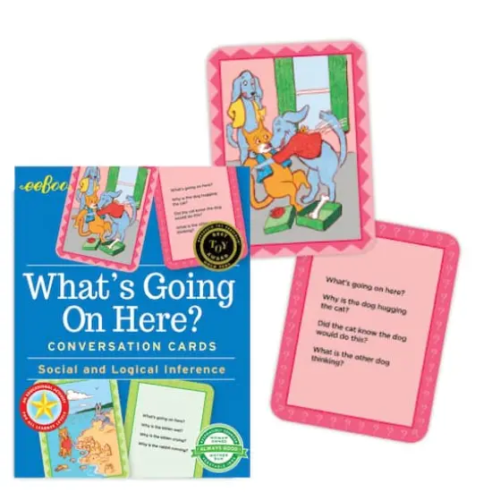 eeBoo What's Going On Here? Conversation Flashcards {4}
