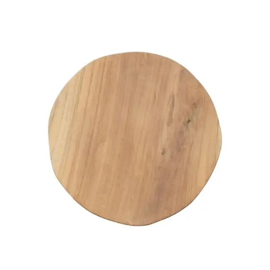 Hello Honey&reg; Natural Bleached Teakwood Round Stool {6}