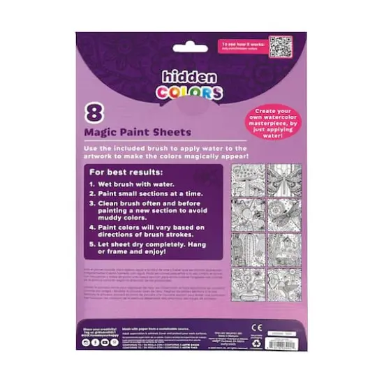 OOLY Hidden Colors Magic Nature Magic Paint Sheets {3}