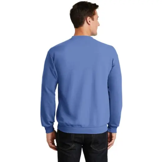 Port & Company&reg; Brights Core Fleece Crewneck Sweatshirt Carolina Blue {6}