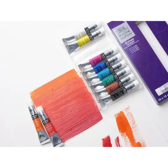Winsor & Newton&trade; Artisan Water Mixable Oil Colour&trade; 10 Color Paint Set {5}
