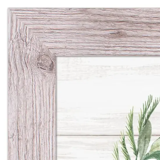 Designs Direct 16" x 16" Santa Dog Western White Framed Print {4}