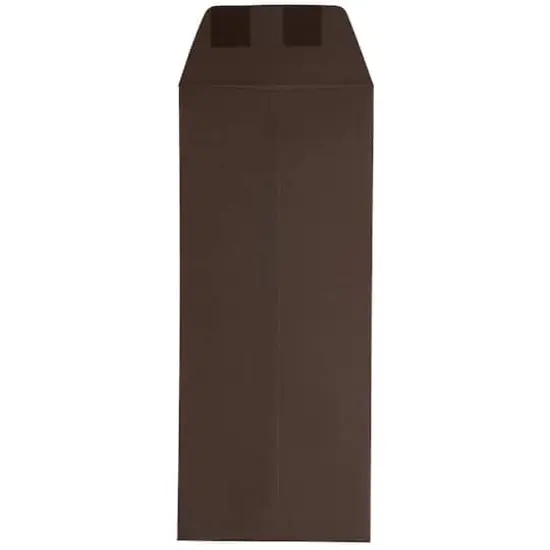 JAM Paper 5" x 11.5" Chocolate Brown Policy Business Envelopes, 50ct. {3}