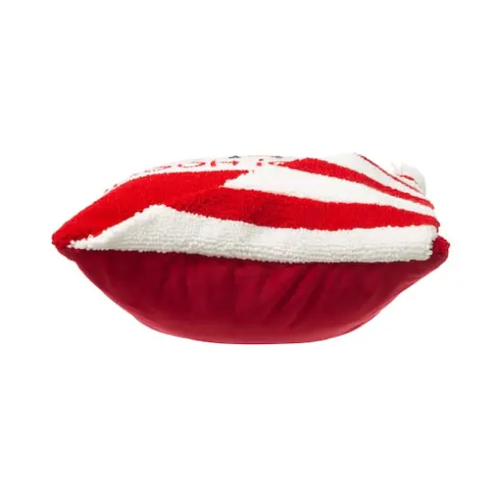 Glitzhome&reg; Hooked 3D Santa Throw Pillow Set {8}